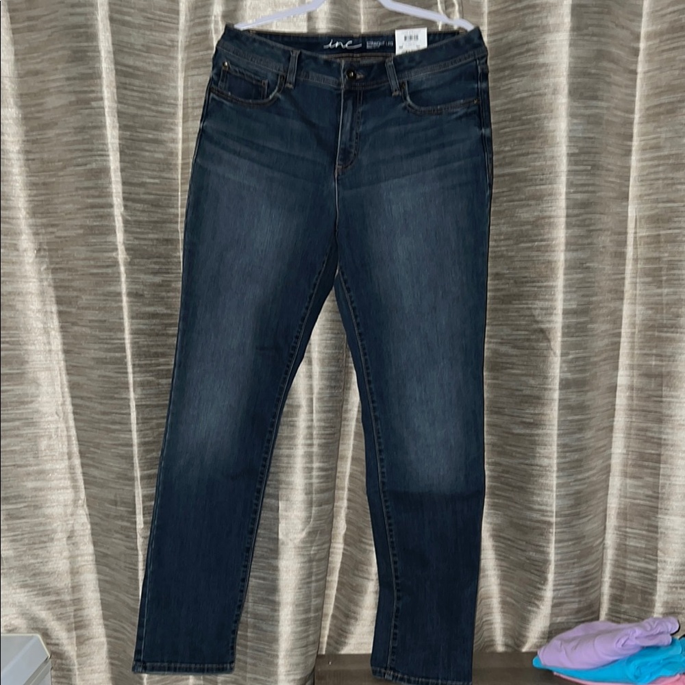 Women's straight Leg Blue Jeans size 12